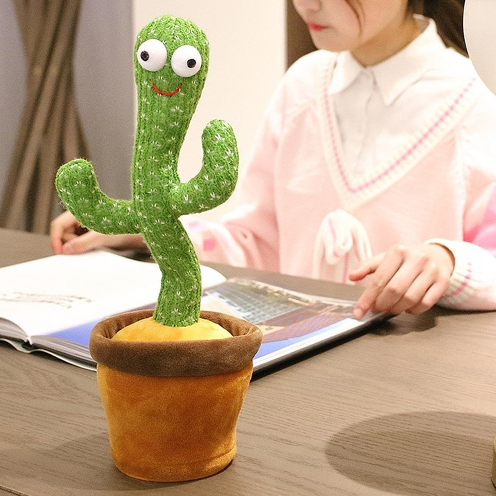 Portable Rechargeable Dancing Cactus Toy with Box