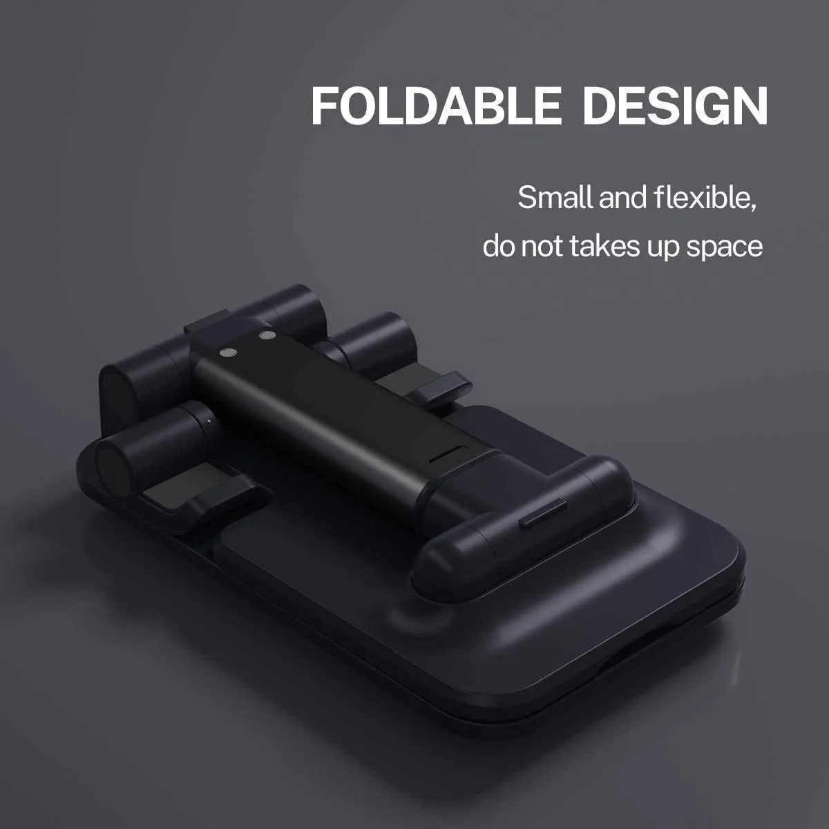 Adjustable Folding Phone Stand  Portable Desktop Mobile Holder for Smartphones & Tablets