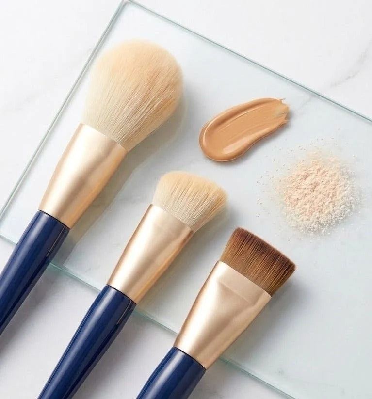 Professional Cosmetic Brush Kit | Premium Makeup Brush Set for Flawless Face & Eye Makeup