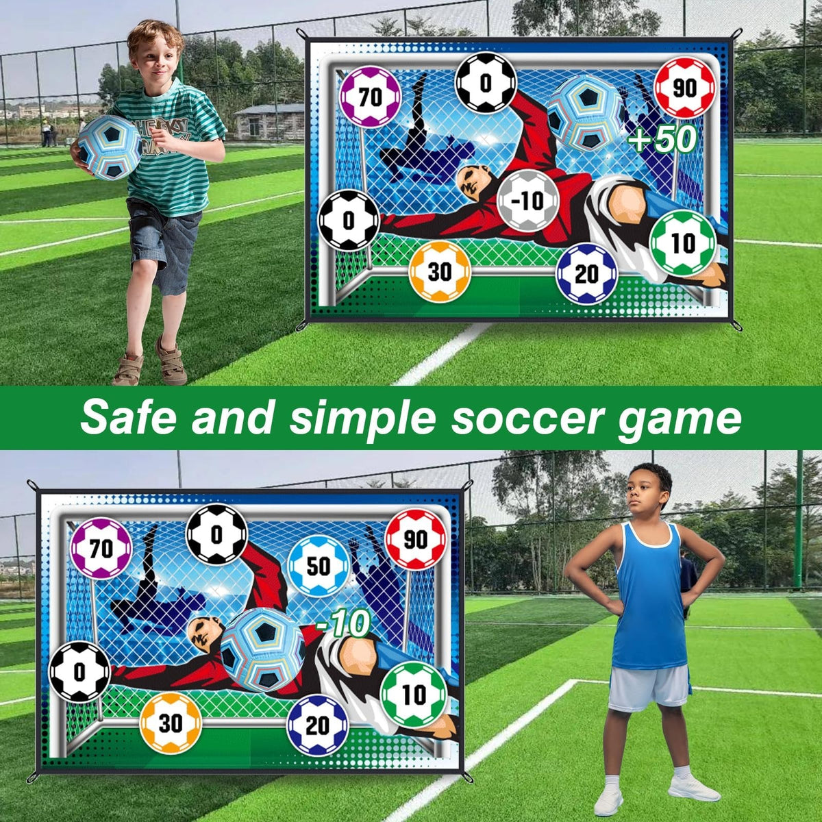 Sticky Soccer Target Mat Game – Indoor & Outdoor Kids Toy