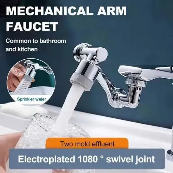 1080° Rotatable Faucet Extender for Kitchen & Washroom