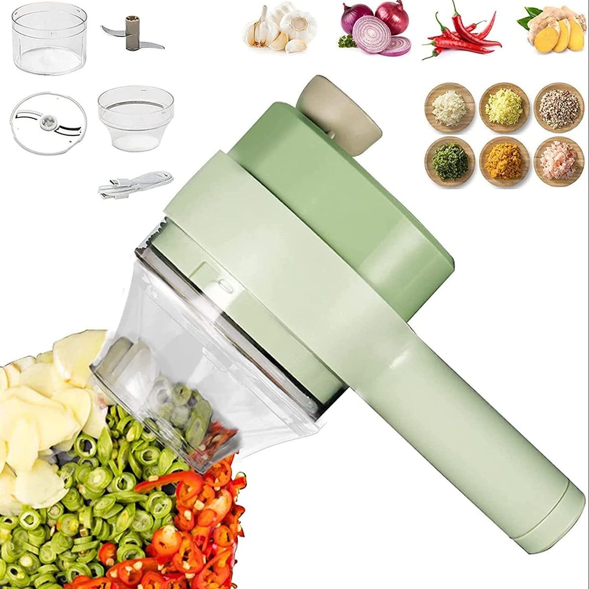 Rechargeable Vegetable Cutter