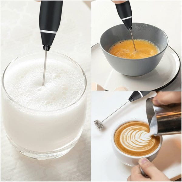 2-in-1 Electric Milk Frother & Egg Whisk – USB Rechargeable Mixer