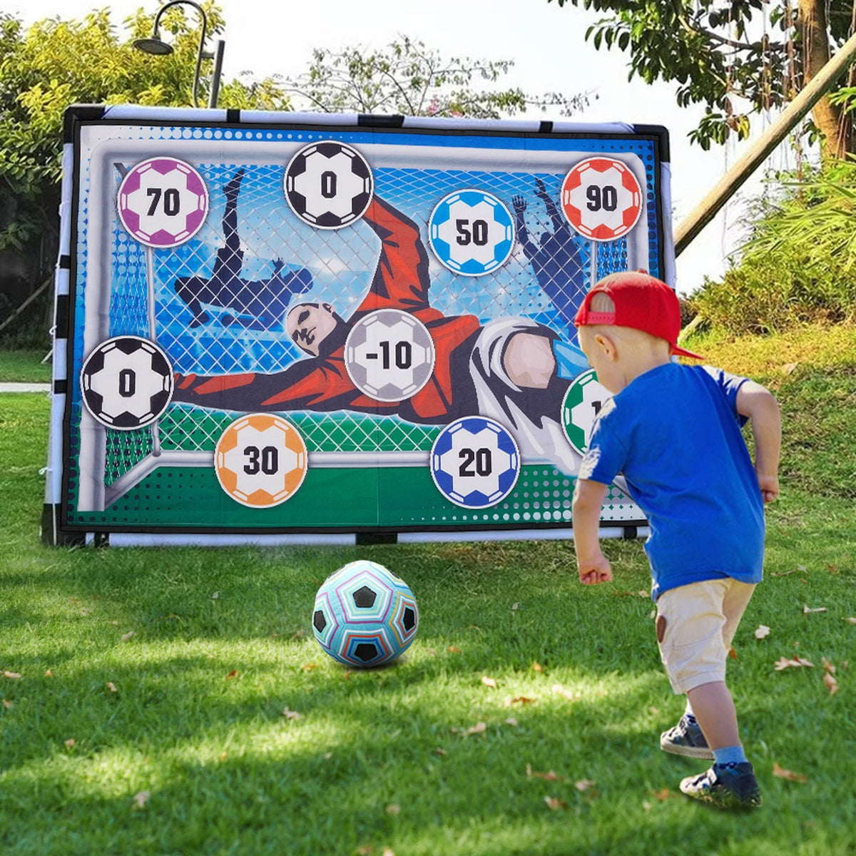 Sticky Soccer Target Mat Game – Indoor & Outdoor Kids Toy