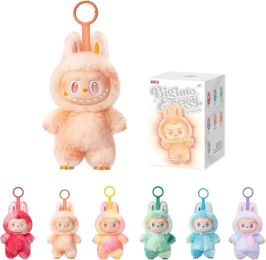 LABUBU Plush Blind Box Doll Keychain – Random Collectible Bag Charm