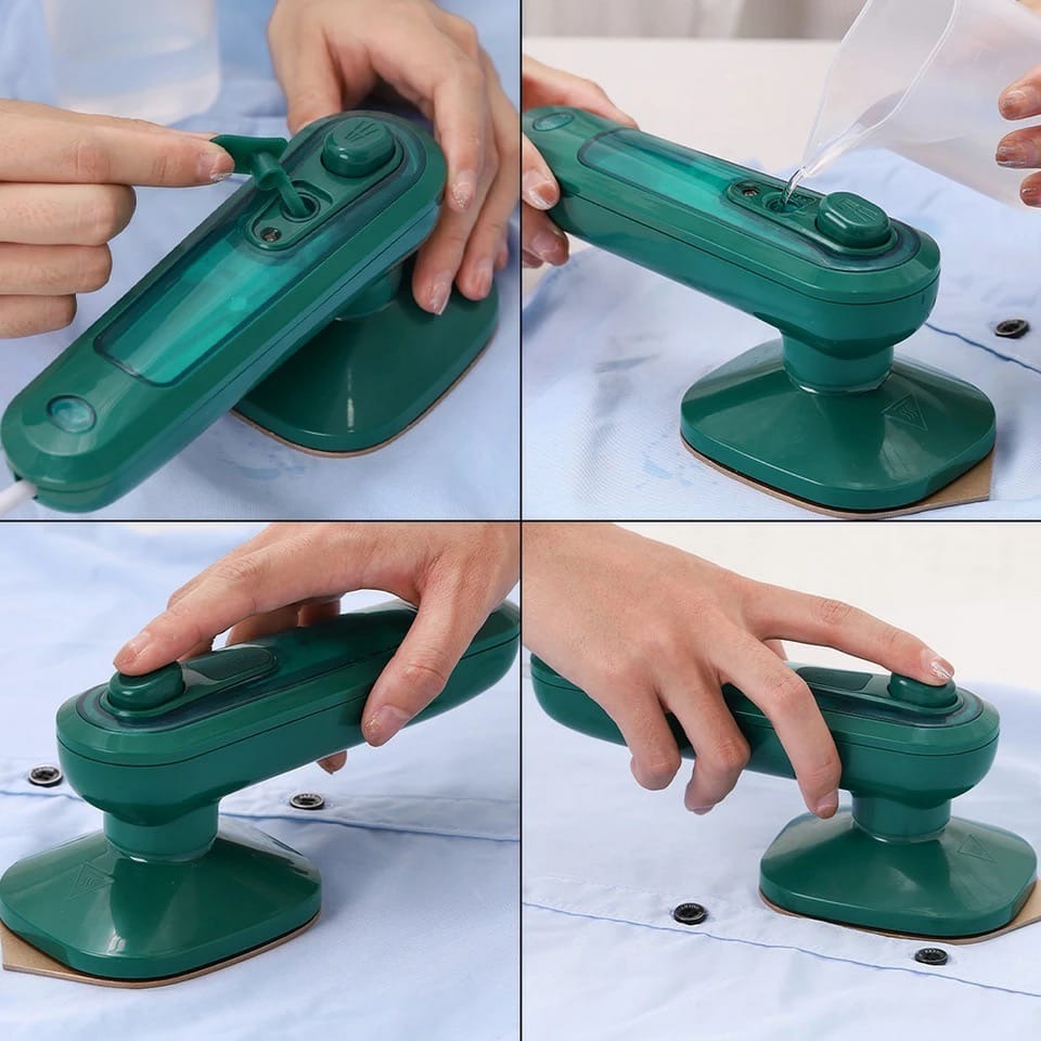 Professional Micro Steam Iron – Portable Handheld Garment Steamer