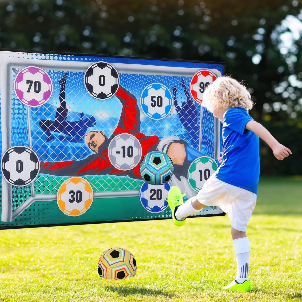 Sticky Soccer Target Mat Game – Indoor & Outdoor Kids Toy