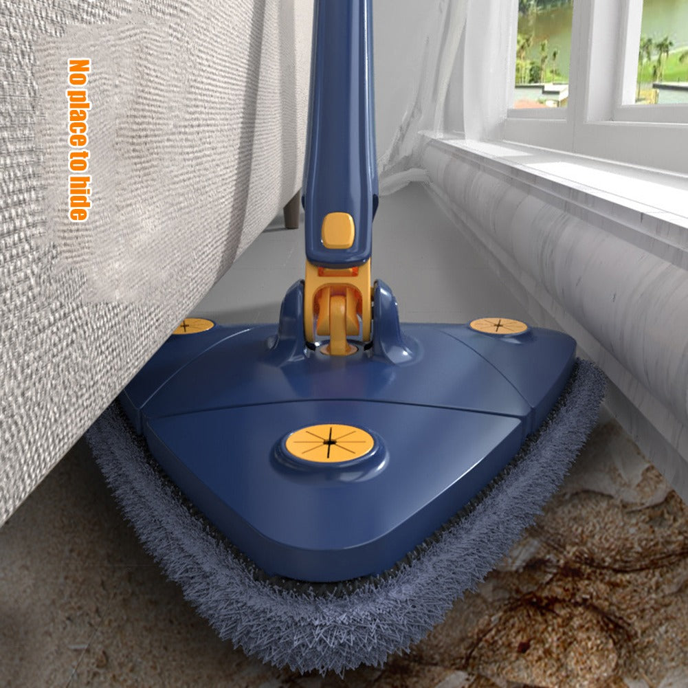 New Extended Triangle Mop 360° Twist Squeeze Wringing X-Type Mop