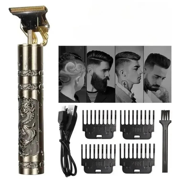 Vintage Professional Trimmer | Rechargeable Precision Hair & Beard Trimmer for Men